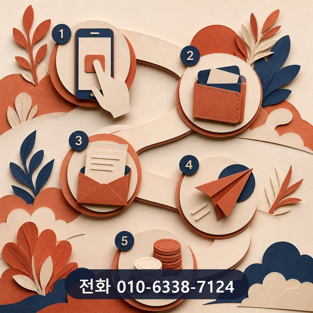 신한카드 현금화 진행 절차 이미지